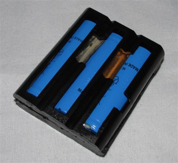 Akkureparatur - Zellentausch - Hewlett Packard HP35 / HP 67 - 3,6 Volt