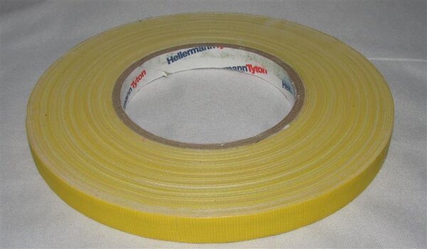 Advance Tapes AT160 Premium Gewebeband Mehrfachbeschichtung gelb, -50°C bis +80°C, Stärke 0.33mm, 12mm x 50m