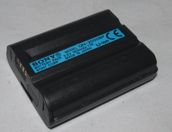 Akkureparatur - Zellentausch - Sony CMD-X2000 / QN-2000BP - 3,6 Volt 2040mAh Li-Ion