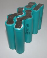 Akkupack - 6S2P Highpower - 21,6 Volt Li-Ion zum Selbsteinbau