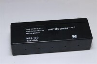 Multipower - MP4-12D - 12 Volt 4000mAh Pb
