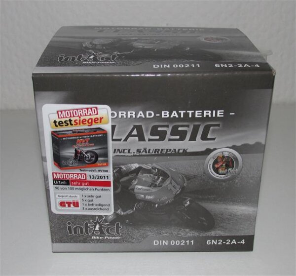 IntAct - CLASSIC - DIN 00211 / 6N2-2A-4 - 6 Volt 2Ah Pb