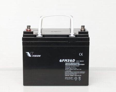 Vision - 6FM36D - 12 Volt 36 Ah Pb