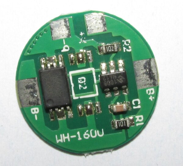 BMS - WH-1600 - 17,5 x 1,8mm - 4,2 Volt 1S / 2A