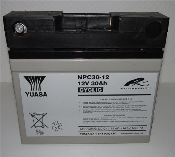 Akkureparatur - Zellentausch - POWAKADDY / NPC30-12 - 12 Volt 30Ah Pb [Blei] Akku