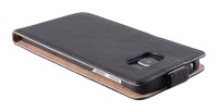 Flip Case für Samsung Galaxy S6 Edge - schwarz / black - ultra slim