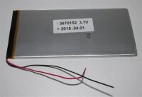 Einzelzelle - 3670152 / 03670152 - 3,7 Volt 4400mAh Li-Polymer