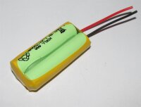 Akkupack für WATER PIK MINI - Oral Hygiene Appliance - 2,4 Volt Ni-MH zum Selbsteinbau