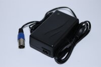 Ersatzladegerät für Ersatzakku - 7S3P (Golfcaddy AGENT GOLF) - 29,4 Volt 2,5A Li-Ion mit XLR-Buchse [1=+ / 2=-]