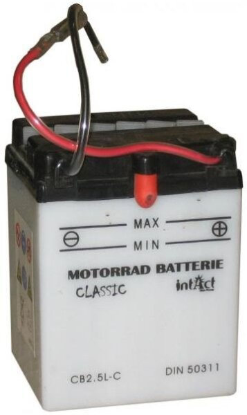 IntAct - Bike-Power CLASSIC - DIN 50311 / CB2.5L-C - 12 Volt 3Ah Pb