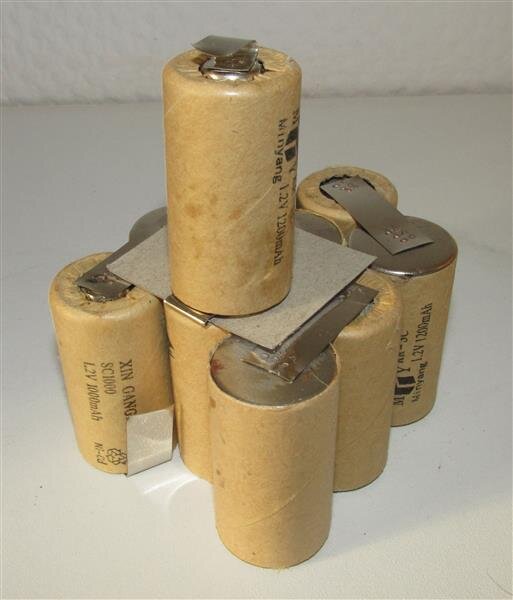 Akkupack für UNIROPA Akku-Pack 12V - 12 Volt - zum Selbsteinbau