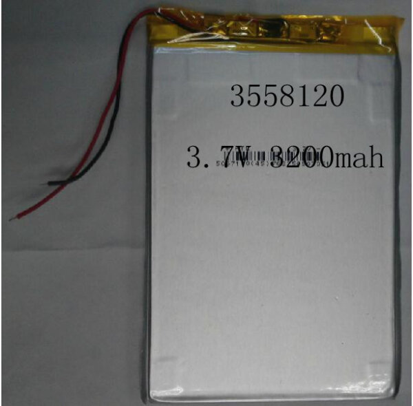 Einzelzelle - 3558120 - 3,7 Volt 3200mAh Li-Polymer