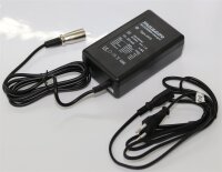 Ersatzladegerät für GIANT Twist Energy Set - 24 Volt Ni-MH Akku - 24 Volt 1,8A Ni-MH mit XLR-5-Pol-Buchse [1 = + Gelb / 5 = - Braun]