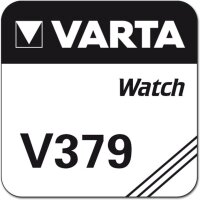 Varta - V379 / SR63 - 1,55 Volt 14mAh Silberoxid-Zink - Knopfzelle, Uhrenbatterie