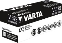 Varta - V379 / SR63 - 1,55 Volt 14mAh Silberoxid-Zink - Knopfzelle, Uhrenbatterie