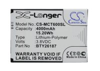 Ersatzakku - CS-MCT600SL - Mobistel Cynus T6 / BTY26187 -...