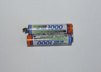Akkupack für Vivanco / EAB2 - 2,4 Volt Ni-MH zum Selbsteinbau