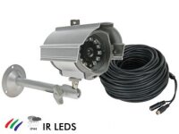 Wasserdichte 1/3" IR CCD-Farbkamera mit S/W-Nachtsicht