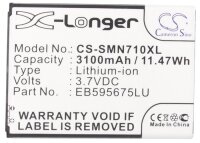 Ersatzakku - CS-SMN710XL - 3,7 Volt 3100mAh Li-Ion