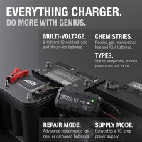 Noco Genius Batterieladegerät - Genius10  - max. Ladestrom 10000mA - Pb, Li-Ion