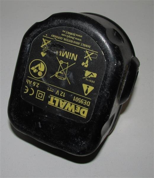 Akkureparatur - Zellentausch - DeWalt DE9071 / DE9501 - 12 Volt Akku