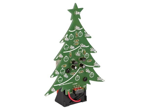 Velleman - MK100B - Weihnachtsbaum - Blaue LEDs - Ein- und Aus-Schalter - EOL