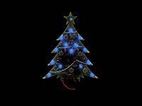 Velleman - MK100B - Weihnachtsbaum - Blaue LEDs - Ein- und Aus-Schalter - EOL