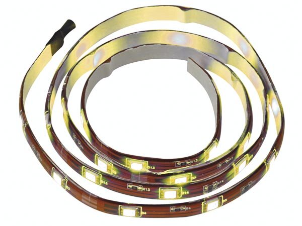 FLEXIBELES LED-MODUL - WETTERFEST - GELB - 150 LEDs  5m