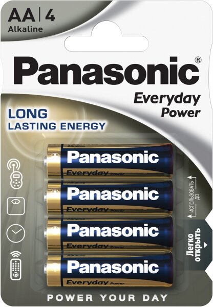 Panasonic - Everyday - Mignon AA LR6 -  1,5 Volt AlMn - 4er Blister