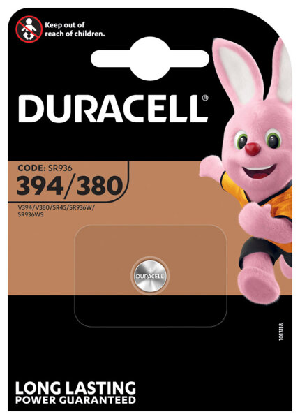Duracell - D394 / V394 / SR936 - 1,5 Volt 84mAh AgO