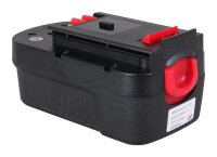Ersatzakku - Black & Decker 499936-34 / 499936-35 / A14 / A144 / A144EX / A14F / HPB14 - 18 Volt 3000mAh Ni-MH