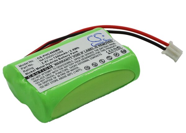 Ersatzakku - CS-PHC466MB - Philips 310412893522 - 2,4 Volt 1200mAh Ni-MH