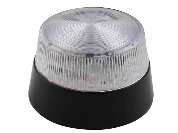 Velleman - HAA40WN - LED-Blitzlicht - Transparent - 12 VDC - ø 77 mm EOL