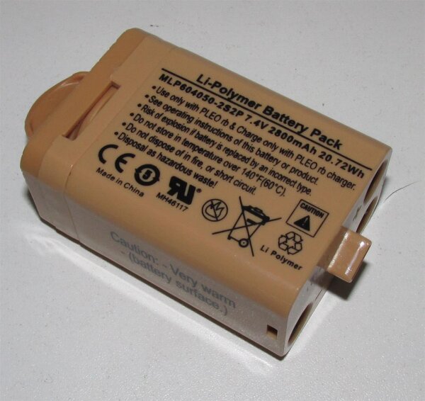 Akkureparatur - Zellentausch - Pleo rb / MLP604050-2S2P - 7,4 Volt Li-Ion