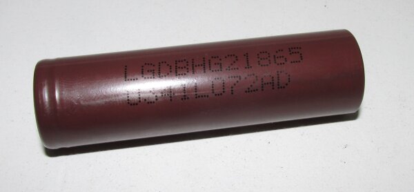 INR18650HG2 / LGDBHG21865 - 3,6 Volt 3000mAh Li-Ion [LiNiMnCoO2]