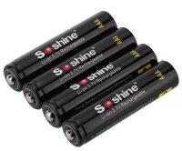 Soshine - 10440 / AAA Micro - 3,7 Volt 350mAh Li-Ion -...