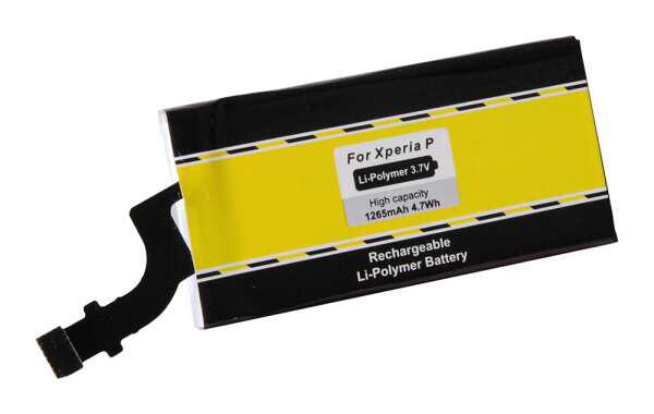 Ersatzakku - AGPB009-A001 / Sony Xperia P / LT22i - 3,7 Volt 1265mAh Li-Polymer