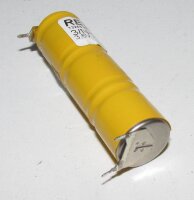 Backup - Ersatzakku für Sanyo 3/N-110AAS - 3,6 Volt - mit Printlötfahnen (+Pol=Einzelpin / -Pol=Doppelpin)