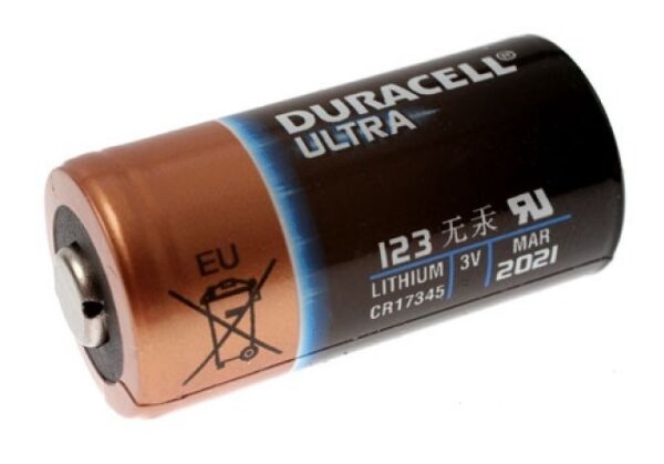 Duracell - CR 123 A  / CR123A / DL 123 / CR17345 873992- 3 Volt 1550mAh Lithium - lose