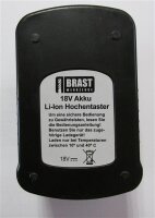 Akkureparatur - Zellentausch - Brast BTS-2ET-18 - 18 Volt Li-Ion Akku