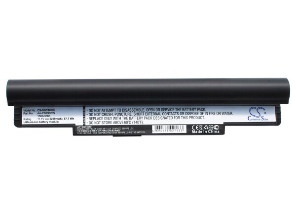 Ersatzakku - CS-SNC10NK - 11,1 Volt 5200mAh Li-Ion schwarz