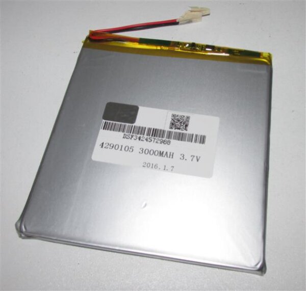 Einzelzelle - 4290105 / 04290105 - 3,7 Volt 3000mAh Li-Polymer