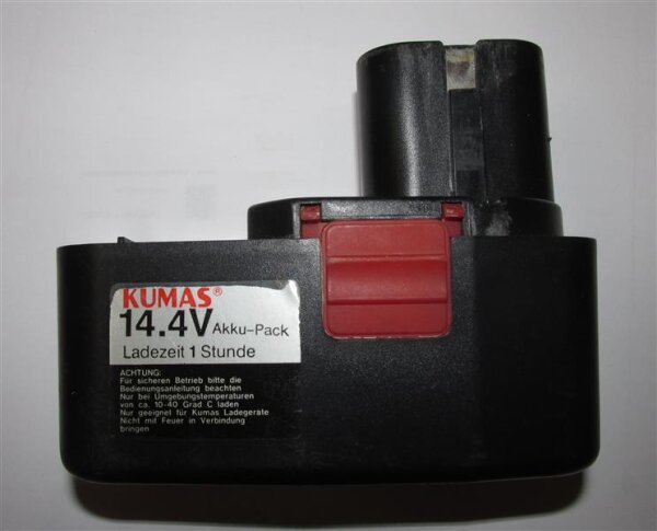 Akkureparatur - Zellentausch - KUMAS - 14,4 Volt Akku