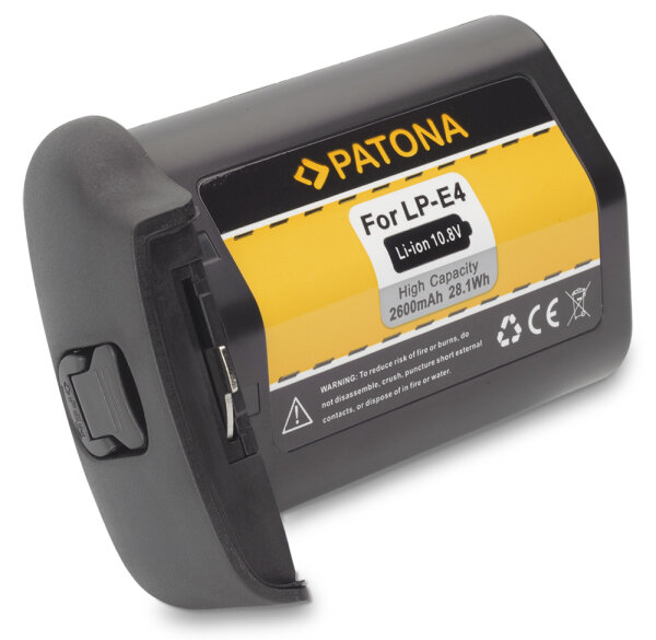 Ersatzakku - Canon LP-E4 - 10,8 Volt 2600mAh Li-Ion