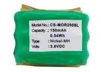 Ersatzakku - CS-MOR260SL - 3,6 Volt 150mAh Ni-MH