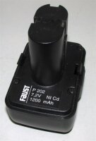 Akkureparatur - Zellentausch - Faust P202 - 7,2 Volt Akku