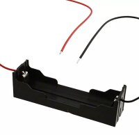 Zellenhalter für 1x 18650 Zelle mit 14cm Ableiter