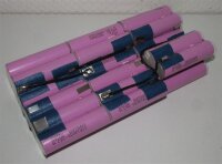 Akkupack für Panterra 10ICMR18/65-4 - 10S4P - 36 Volt Li-Ion - zum Selbsteinbau