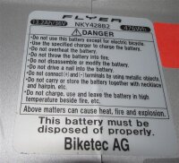 Akkureparatur - Zellentausch - Flyer Fahrrad NKY428B2 / NKY349B2 - 36 Volt Li-Ion Akku