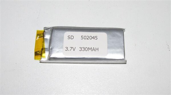 Einzelzelle - 502045 / 052045 - 3,7 Volt 330mAh Li-Polymer